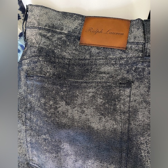 Ralph Lauren Collection 867 Coated Mercury Indigo Jeans. EUC. - Picture 6 of 8